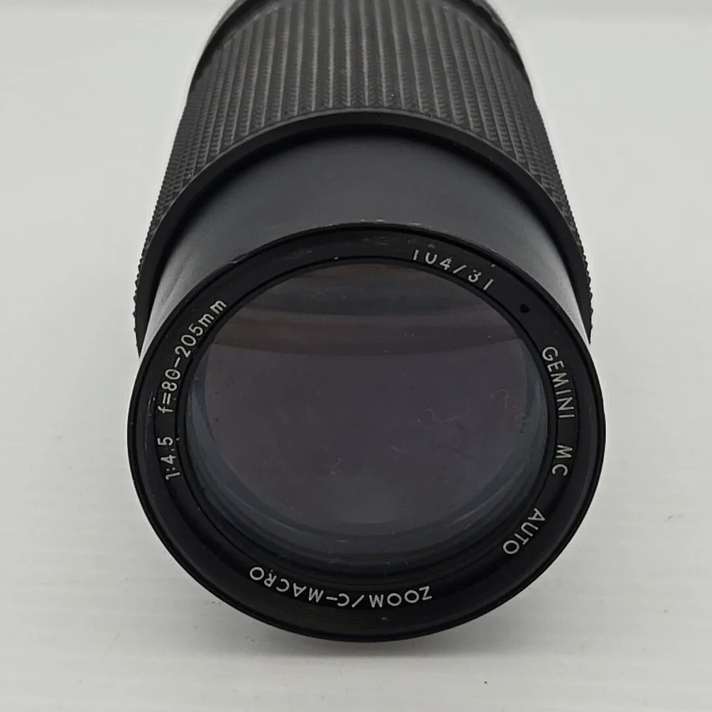 GEMINI MC AUTO ZOOM 1:4.5 80-205mm Camera Lens No. 104731‎